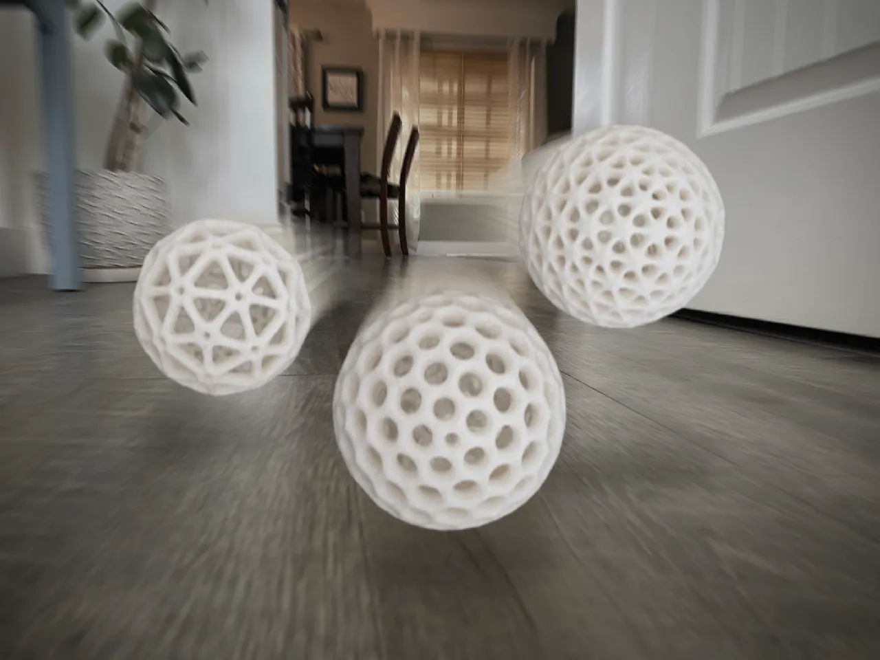 Ażurowe piłki sensoryczne 3D